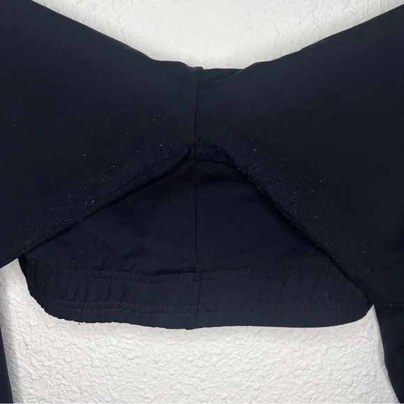 Gymshark Stretchy Waistband Logo Leggings Black White Gym Workout Yoga Small - Picture 8 of 8